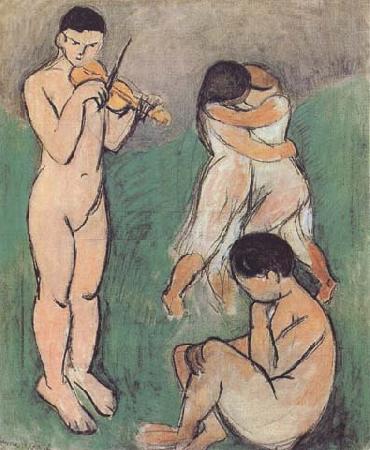Henri Matisse The Music (Sketch) (mk35) China oil painting art